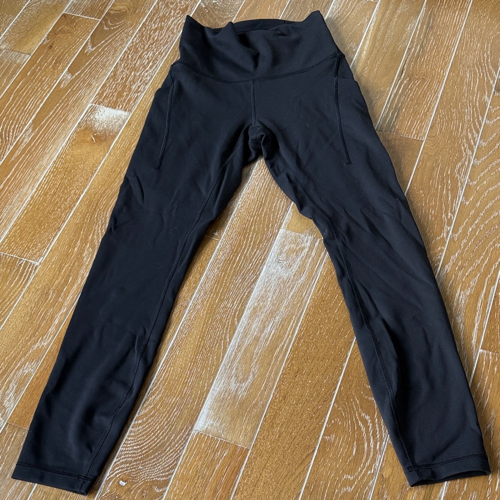 New Lululemon Align High Rise Pant with Pockets in Black size 4 length 26